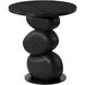 Paplo 21 X 19 inch Black End Table